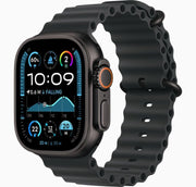 New/Sealed Apple Watch Ultra 2 (Black Edition) [GPS + Cellular 49mm] Smartwatch with Rugged Titanium Case & Black Loop Fitness Tracker, Precision GPS, Action Button, Extra - Long Battery Life - Phones From Home